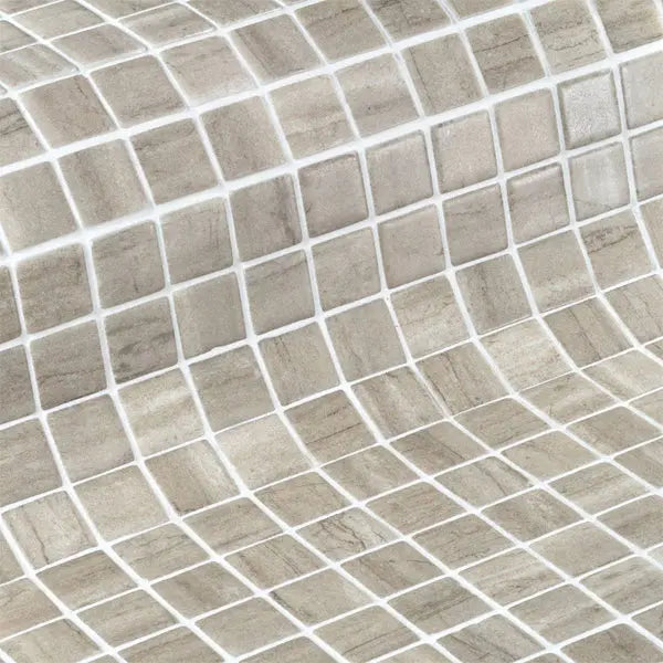 Elite Design Studio - 312x495mm Ezarri Pool Mosaic - Zen Stone Creamstone 25mm Safe (Anti-Slip)