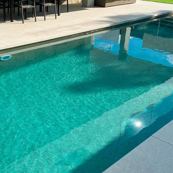 Elite Design Studio - 312x495mm Ezarri Pool Mosaic - Zen Stone Creamstone 25mm Safe (Anti-Slip)