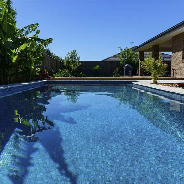 Elite Design Studio - 312x495mm Ezarri Pool Mosaic - Zen Stone Dolerite 25mm Matt