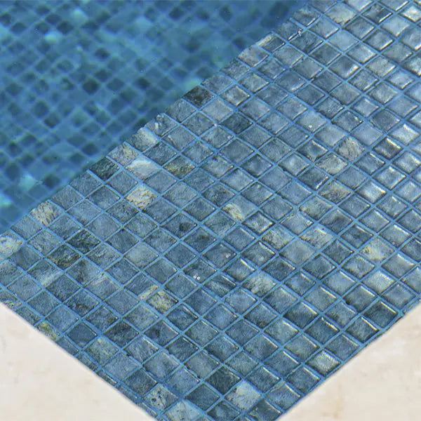 Elite Design Studio - 312x495mm Ezarri Pool Mosaic - Zen Stone Dolerite 25mm Matt