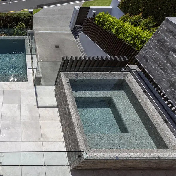 Elite Design Studio - 312x495mm Ezarri Pool Mosaic - Zen Stone Fior di Bosco 25mm Safe (Anti-Slip)