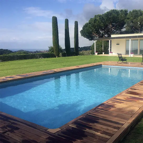Elite Design Studio - 312x495mm Ezarri Pool Mosaic - Zen Stone Makauba 25mm Matt