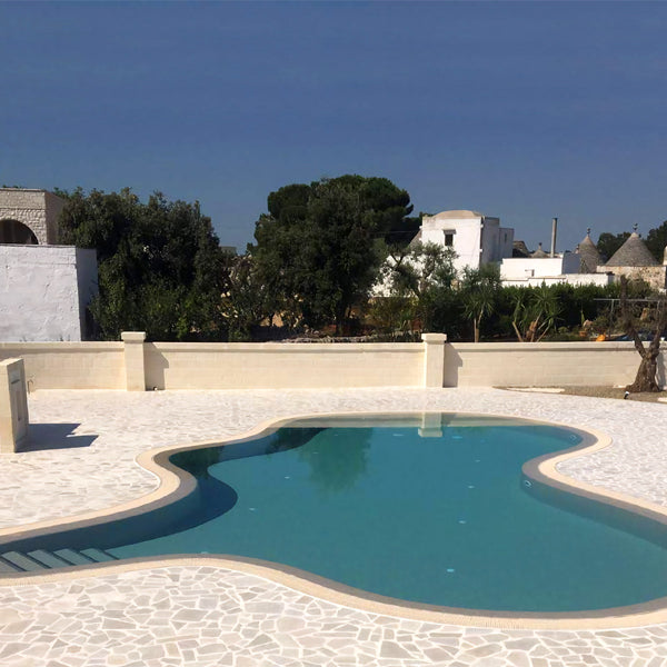 312x495mm Ezarri Pool Mosaic - Zen Wood Pale Cheery 25mm Safe (Anti-Slip)