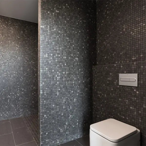 Elite Design Studio - 312x495mm Ezarri Pool Mosaic - Zen Stone Phyllite 25mm Safe (Anti-Slip)