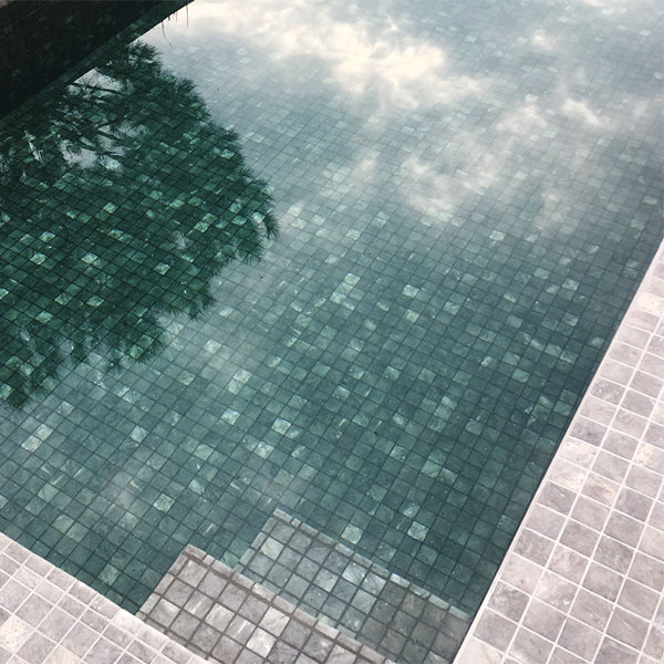 365x365mm Ezarri Pool Mosaic - Zen Stone Phyllite 50mm Matt