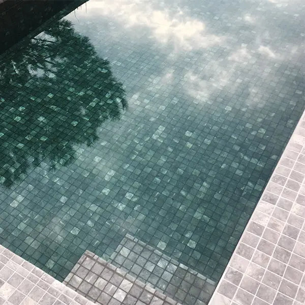 Elite Design Studio - 365x365mm Ezarri Pool Mosaic - Zen Stone Phyllite 50mm Matt