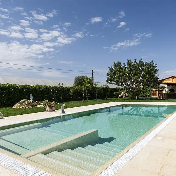 Elite Design Studio - 312x495mm Ezarri Pool Mosaic - Zen Stone Sandstone 25mm Safe (Anti-Slip)