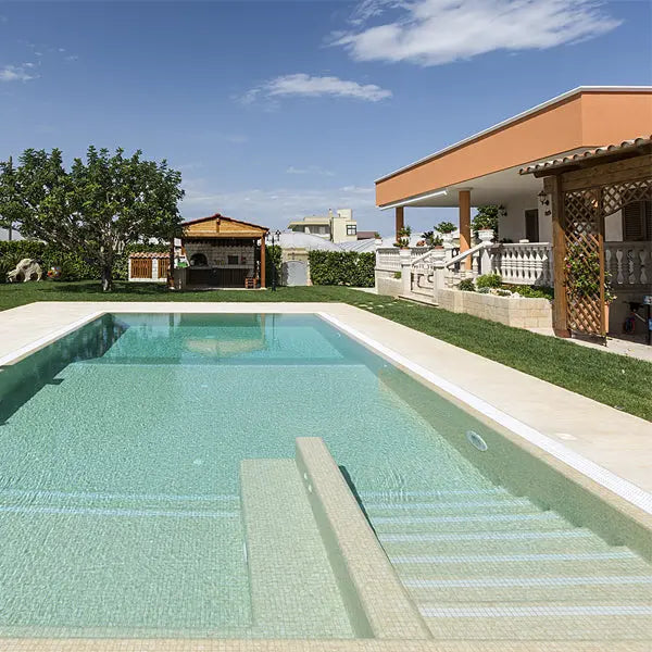 Elite Design Studio - 312x495mm Ezarri Pool Mosaic - Zen Stone Sandstone 25mm Safe (Anti-Slip)