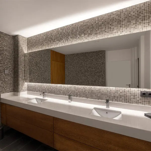 Elite Design Studio - 312x495mm Ezarri Pool Mosaic - Zen Stone Sarsen 25mm Safe (Anti-Slip)