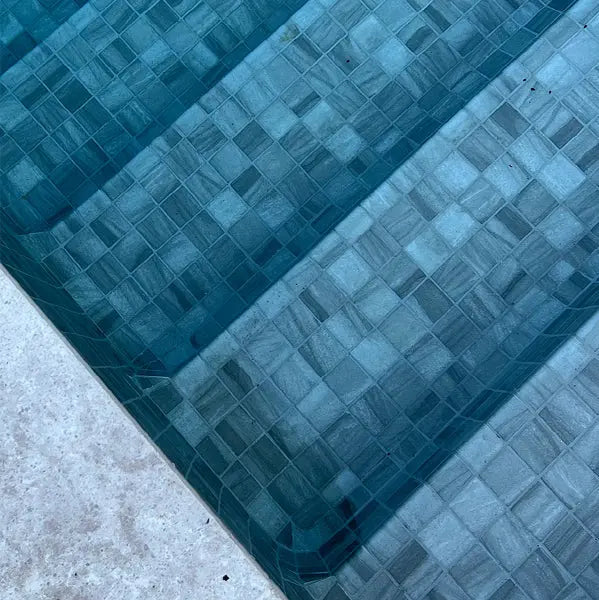 Elite Design Studio - 365x365mm Ezarri Pool Mosaic - Zen Stone Sarsen 50mm Matt