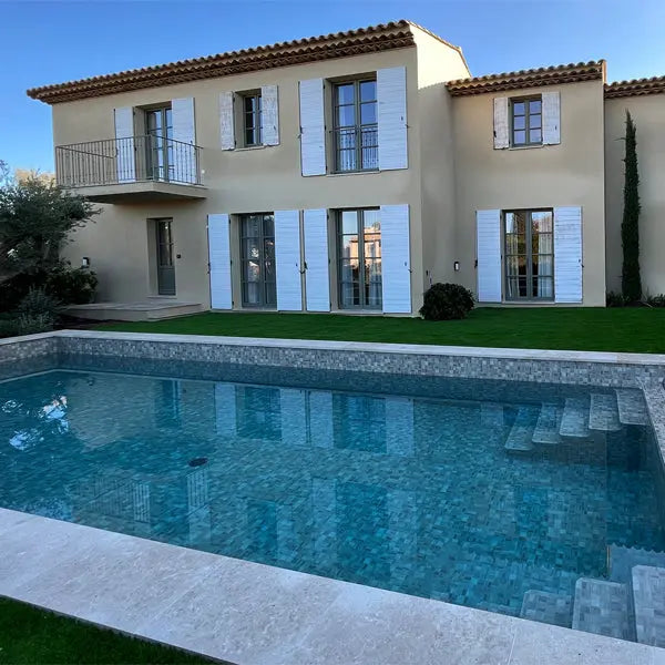 Elite Design Studio - 365x365mm Ezarri Pool Mosaic - Zen Stone Sarsen 50mm Matt