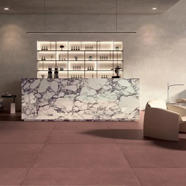 Elite Design Studio - 600x600mm Ariostea (Iris FMG) - Balance Marsala Red Natural