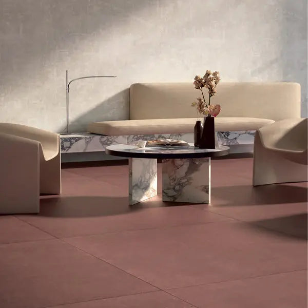 Elite Design Studio - 600x600mm Ariostea (Iris FMG) - Balance Marsala Red Natural