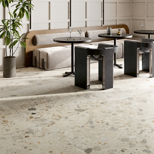 302x604mm Ceramica Fioranese - I Ciottoli Sassi Avorio Levigato