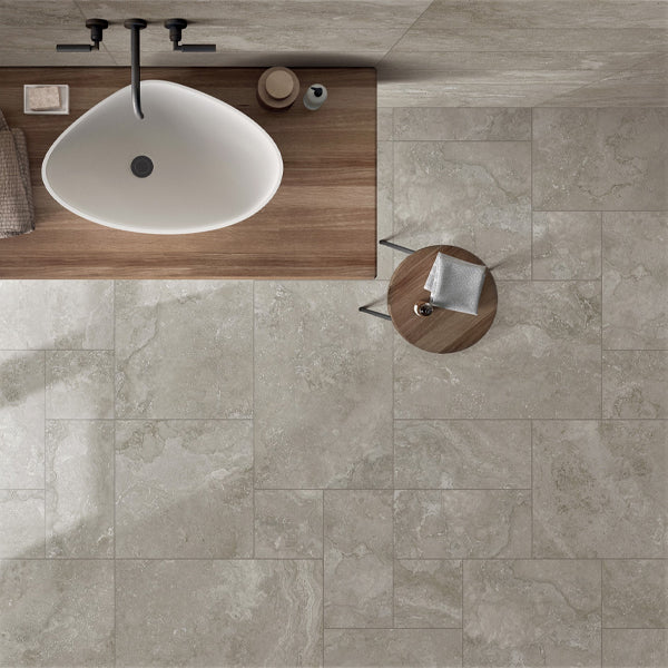 Padua - Norcia Crosscut Grey (French Pattern)