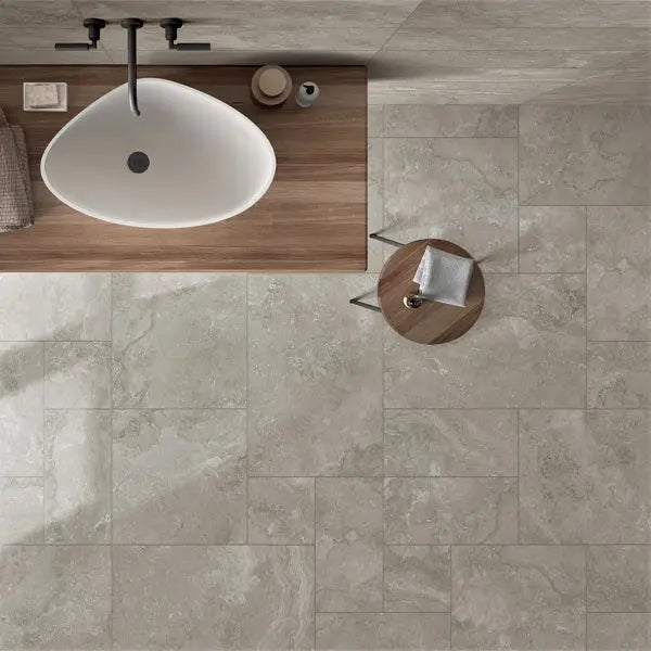 Elite Design Studio - Padua - Norcia Crosscut Grey (French Pattern)