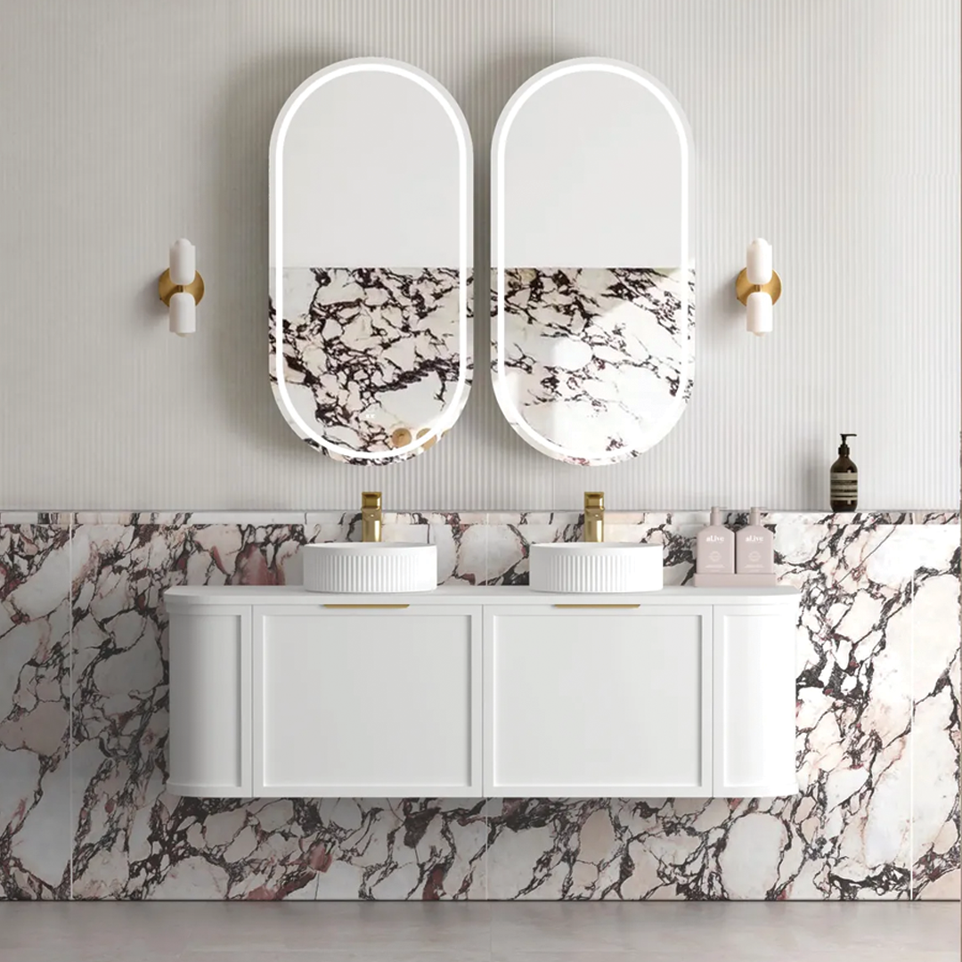 Otti - 1488wx450hx452d Hampshire Satin White 1500mm Wall Hung Vanity (Cabinet Only)