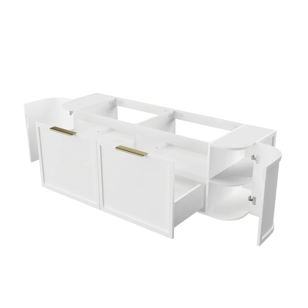 Otti - 1488wx450hx452d Hampshire Satin White 1500mm Wall Hung Vanity (Cabinet Only)