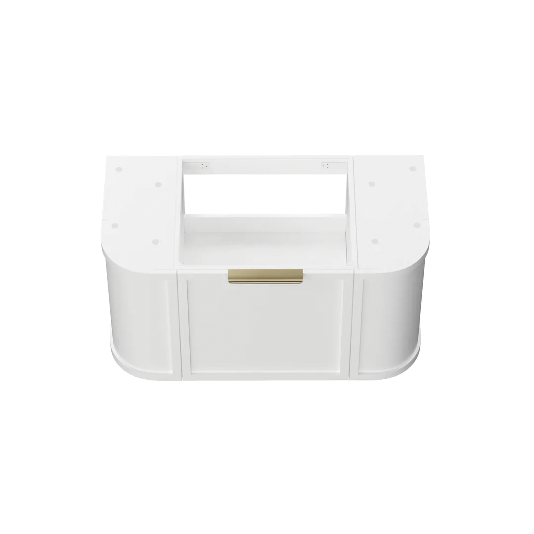 Otti - 888wx450hx452d Hampshire Satin White 900mm Wall Hung Vanity (Cabinet Only)