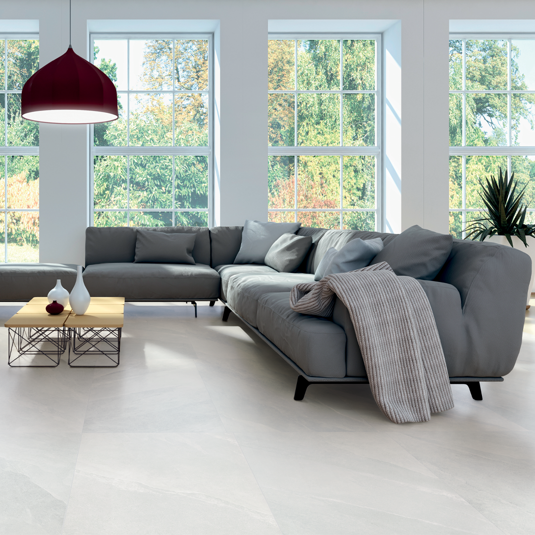 600x600mm Industrial Tiles Achievements S.P.A - ST Moritz White