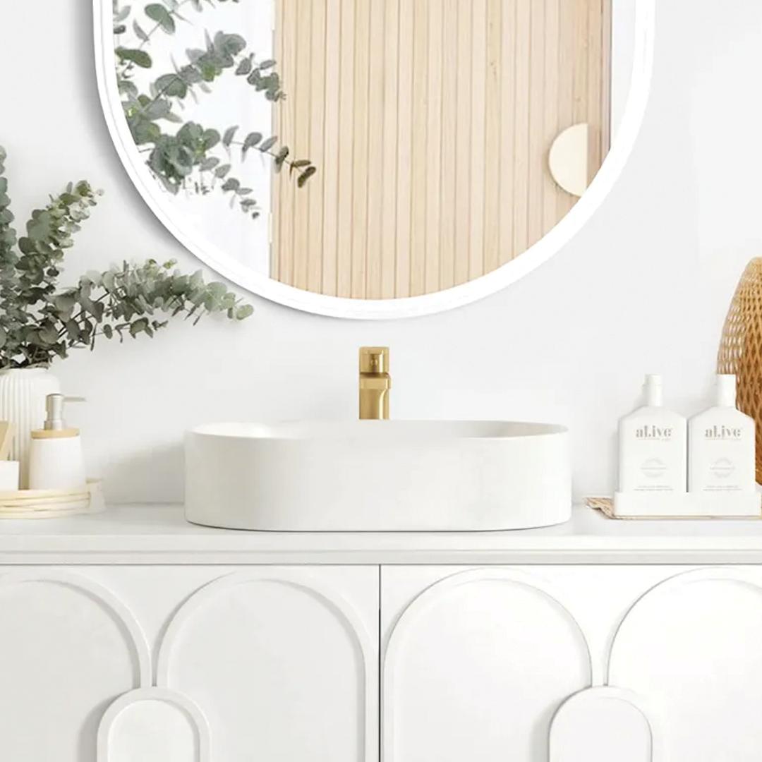 Otti - 1190wx550hx460d Laguna 1200mm Matt White Wall Hung Vanity (Cabinet Only)