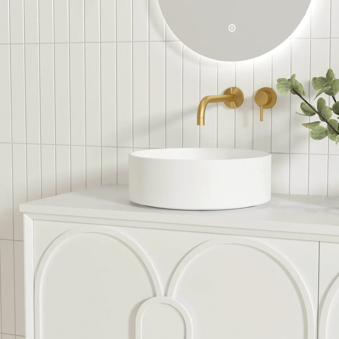 Otti - 1490wx550hx460d Laguna 1500mm Matt White Wall Hung Vanity (Cabinet Only)