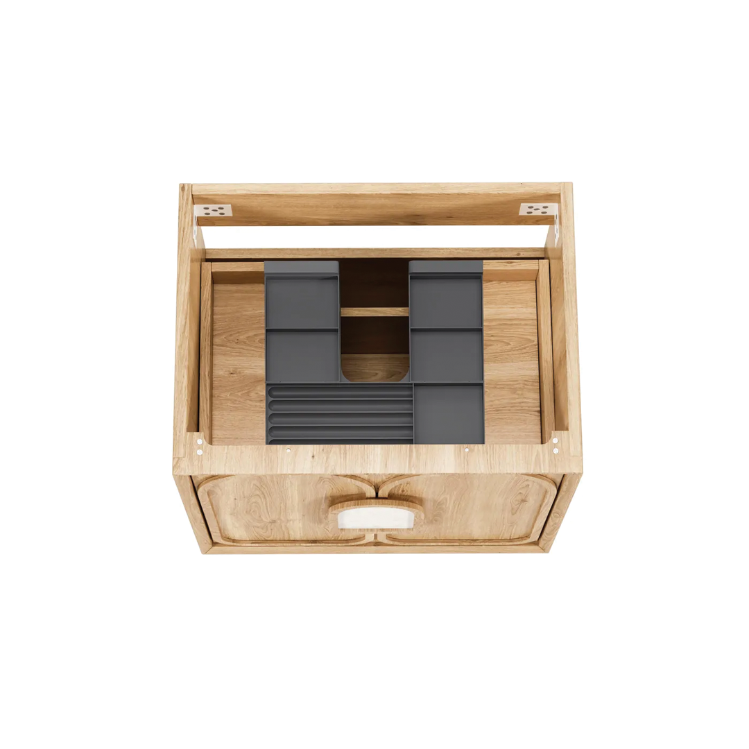 Otti - 740wx550hx460d Laguna 750mm Natural Oak Mark II Wall Hung Vanity (Cabinet Only)