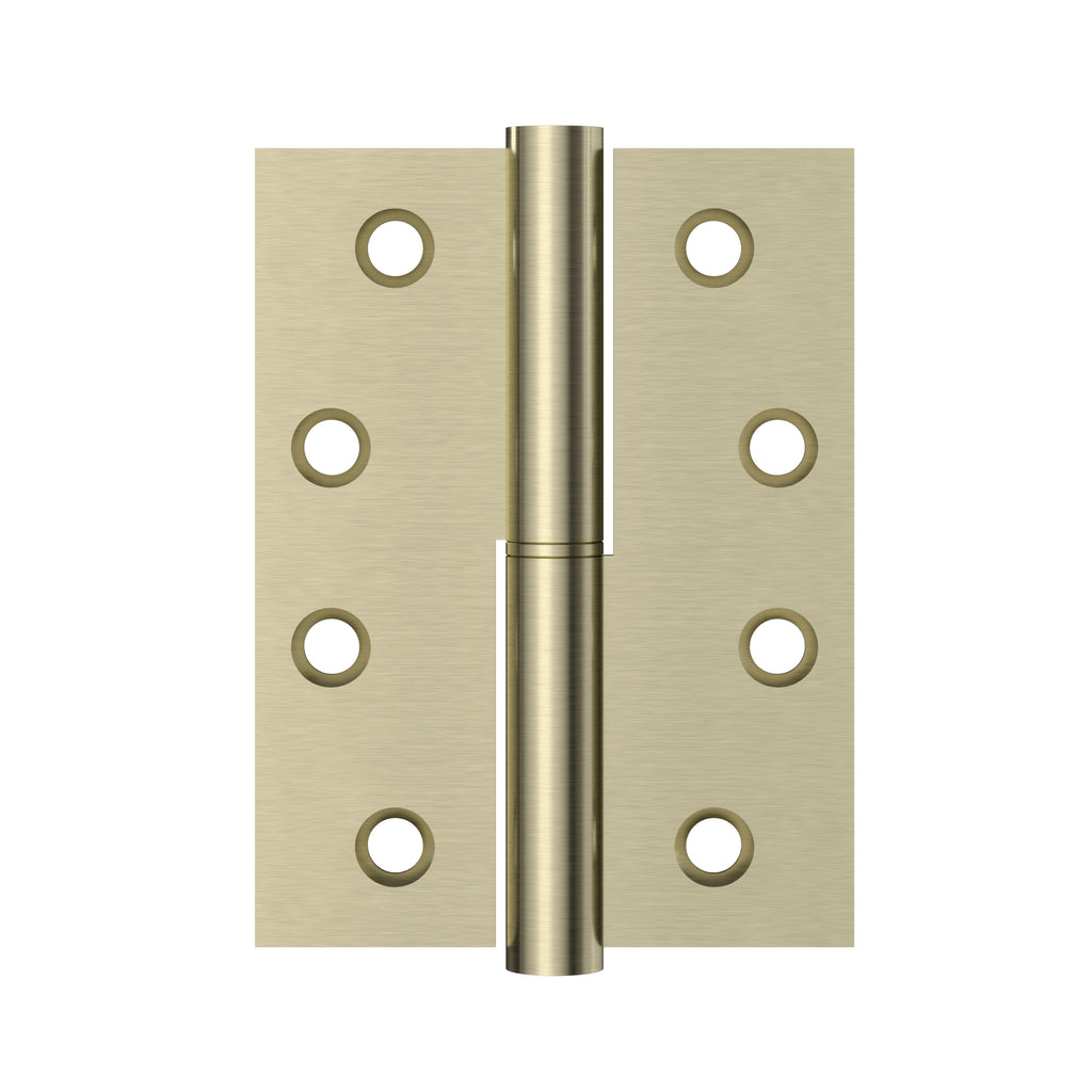 Lift off door hinge - left side - PVD Tiger Bronze (SKU: MDH-H2L-PVDBB) by Meir