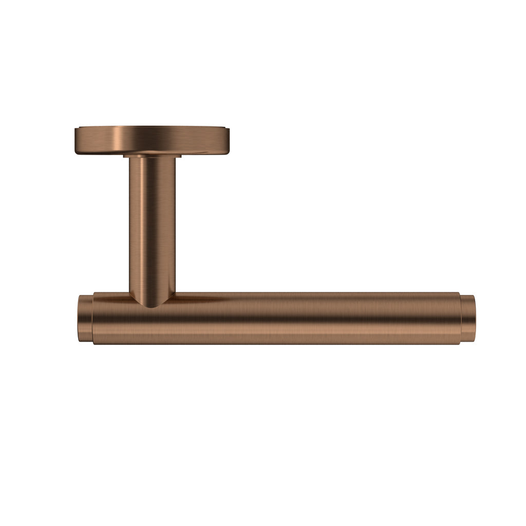 Öppen Brushed Lever Door Handle passage - PVD Lustre Bronze (SKU: MDH2-PA-PVDBZ) by Meir