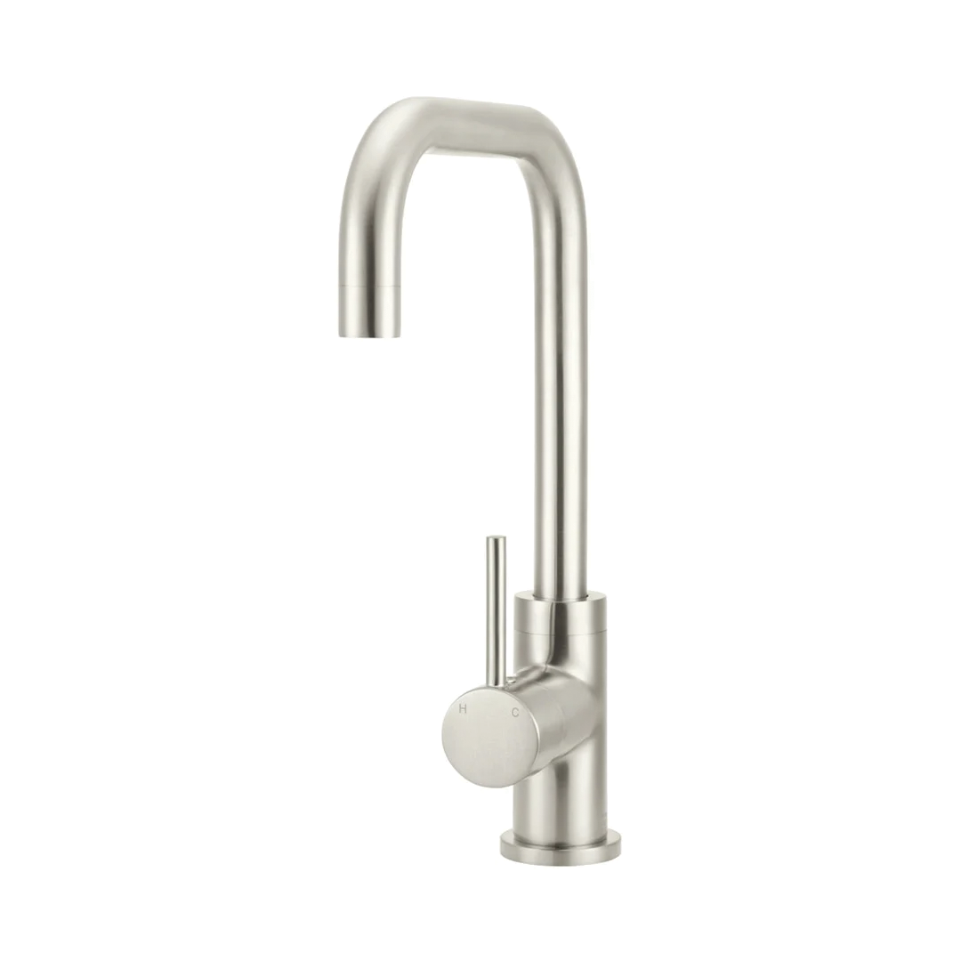 Elite Design Studio - Meir Round Kitchen Mixer Tap PVD Brushed Nickel