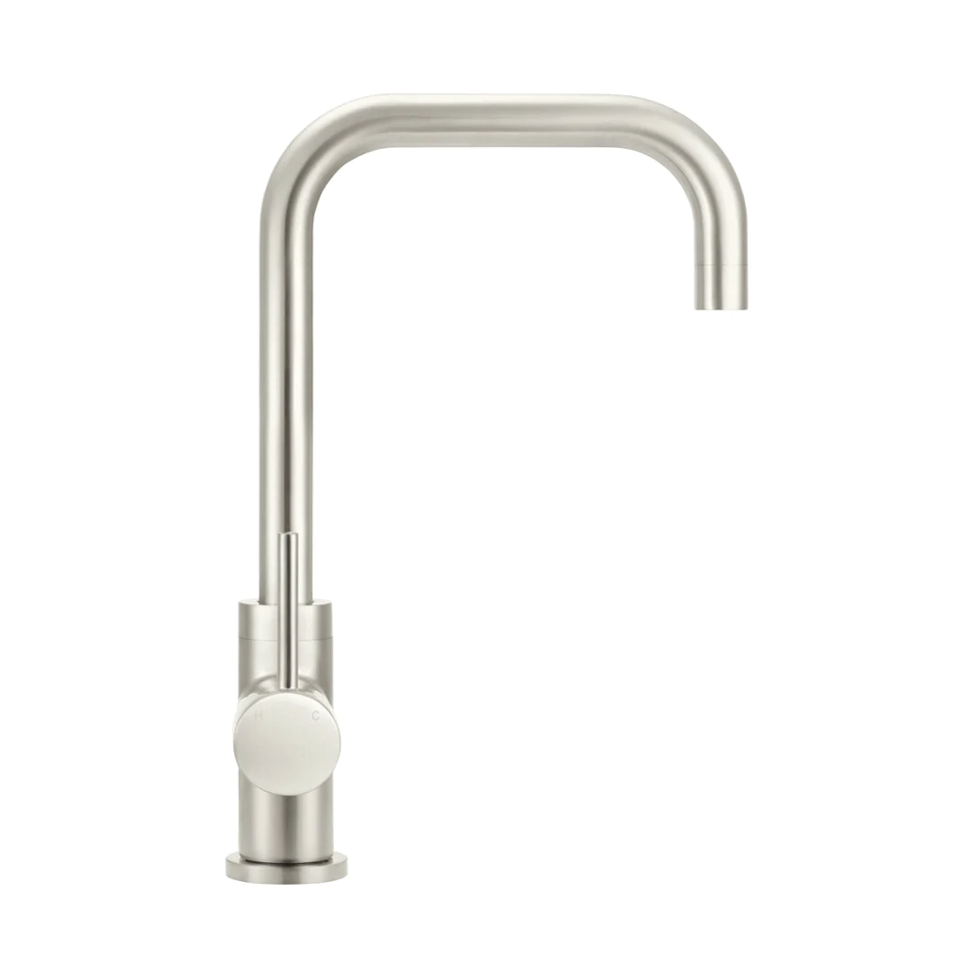 Elite Design Studio - Meir Round Kitchen Mixer Tap PVD Brushed Nickel