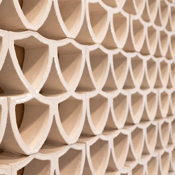 Elite Design Studio - 200x200mm Marca Corona - Arialuce Curve Bianco
