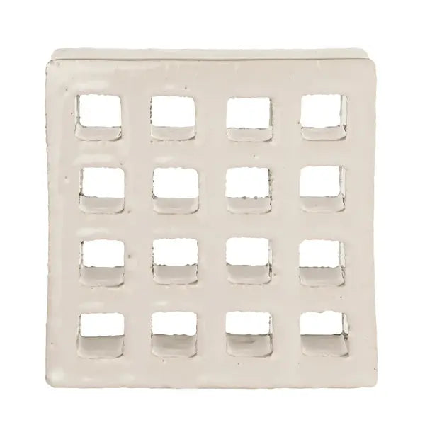 Elite Design Studio - 120x120mm Marca Corona - Arialuce Pertuse Bianco