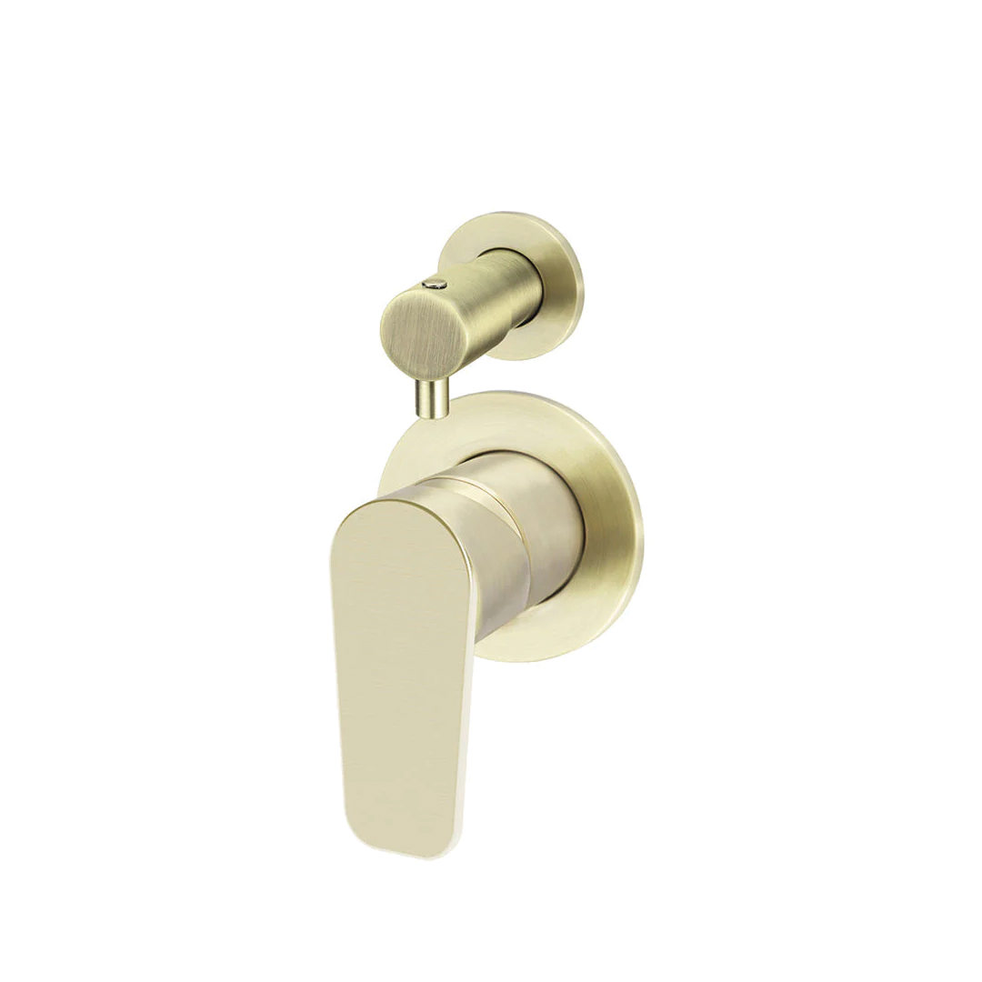 Meir - Round Diverter Mixer Paddle Handle Trim Kit (In-wall Body Not Included) Tiger Bronze