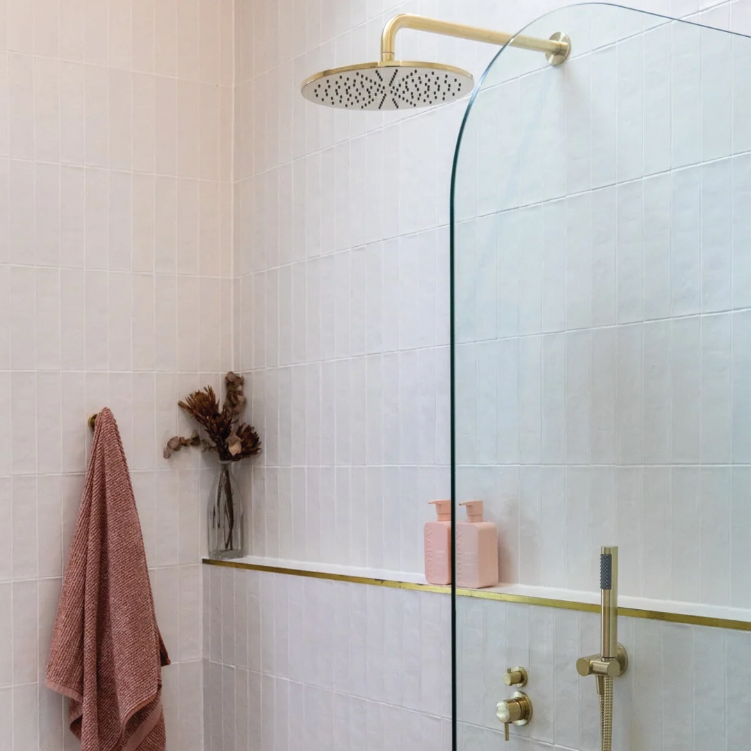 Meir - Round Shower Rose 300mm Tiger Bronze