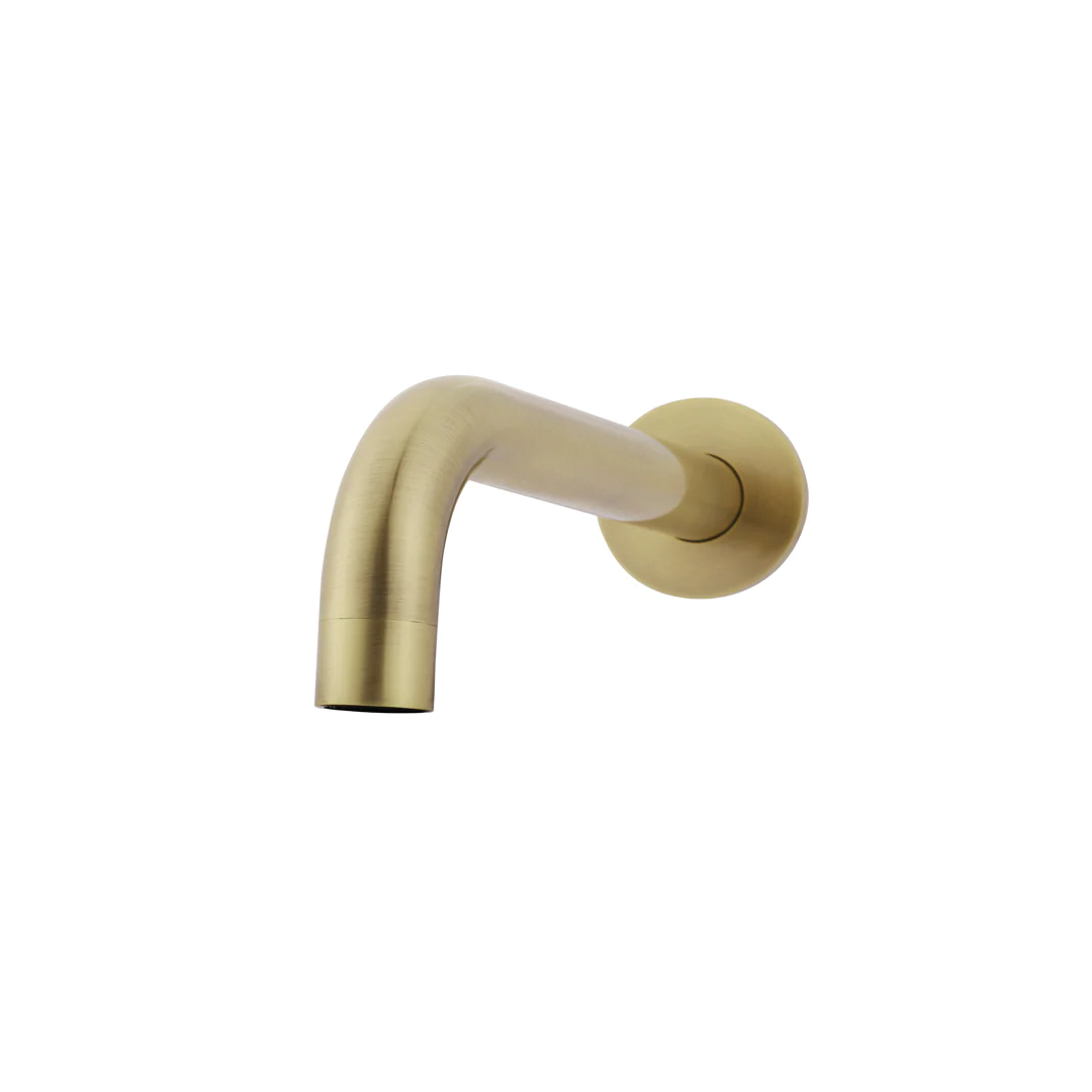 Meir - Universal Round Curved Spout Tiger Bronze