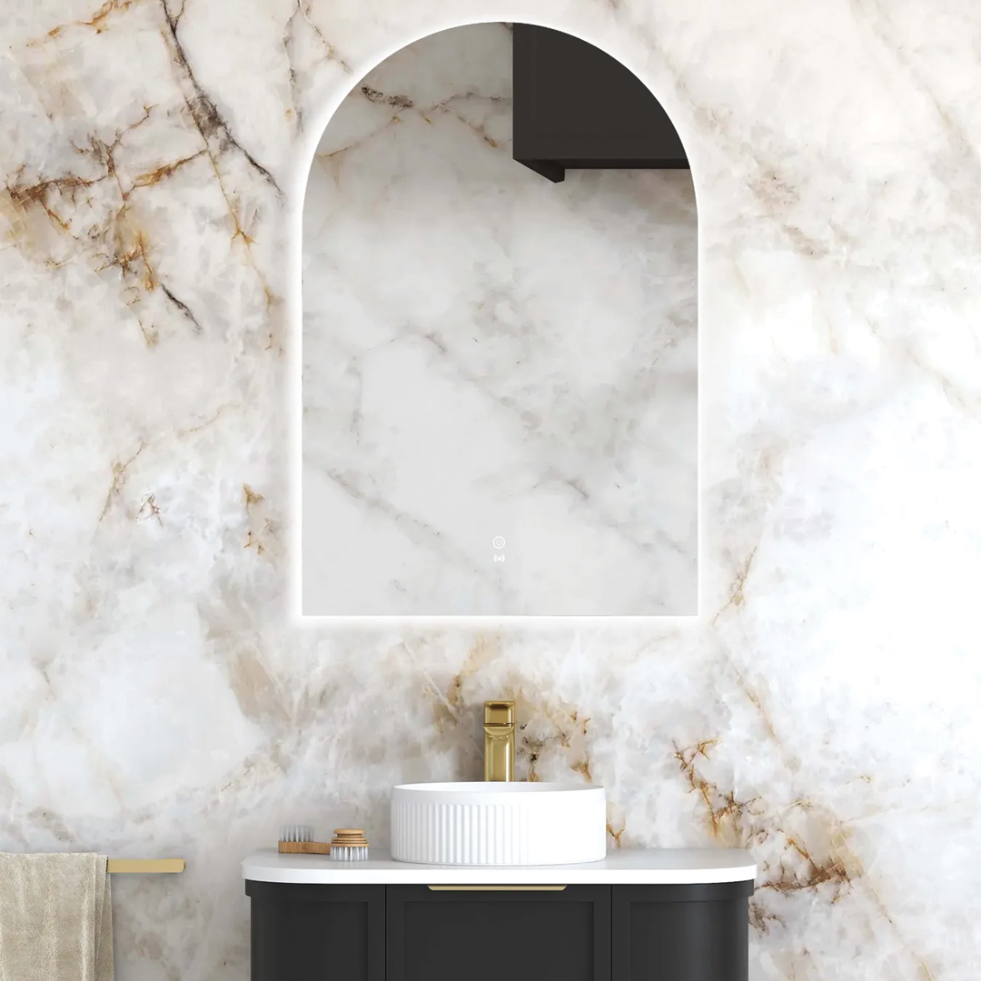 Elite Design Studio - Otti - 600x900mm Archie LED Frameless Tuffi Mirror