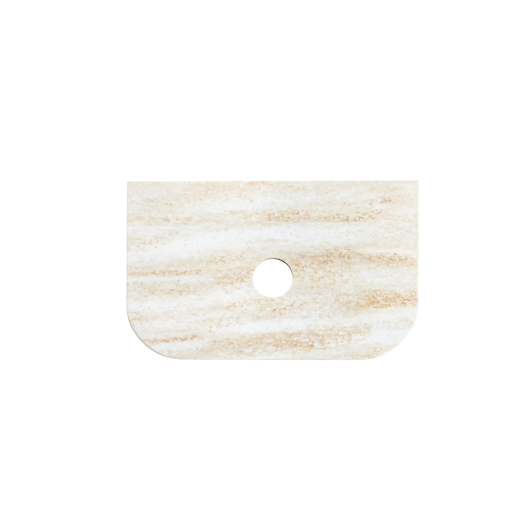 Elite Design Studio - Otti - 750x500x50mm Havana English Edge Sand Dune Top