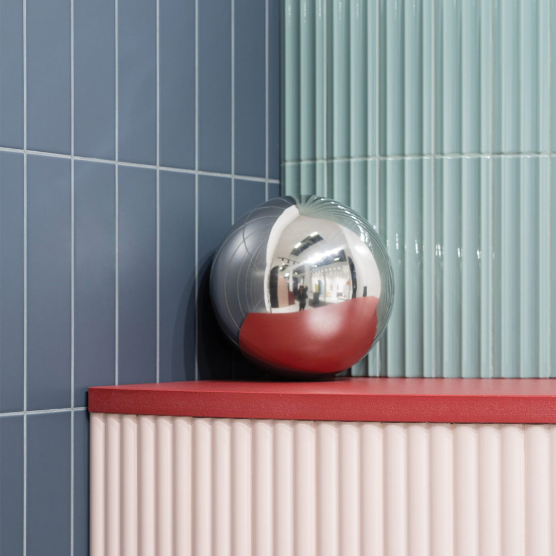 75x300mm Quintessenza Ceramiche - Bassa Marea Blu Lucido