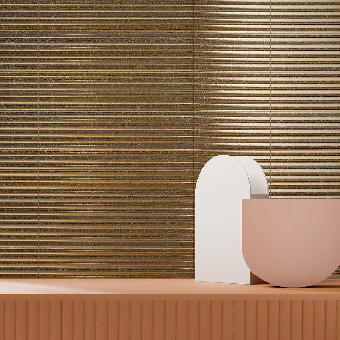 75x300mm Quintessenza Ceramiche - Marea Oro Matt