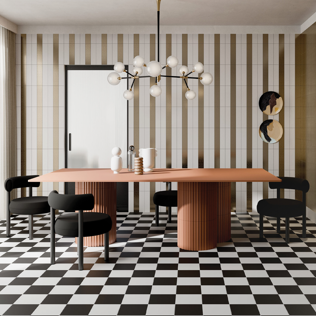 75x300mm Quintessenza Ceramiche - Bassa Marea Oro Lucido