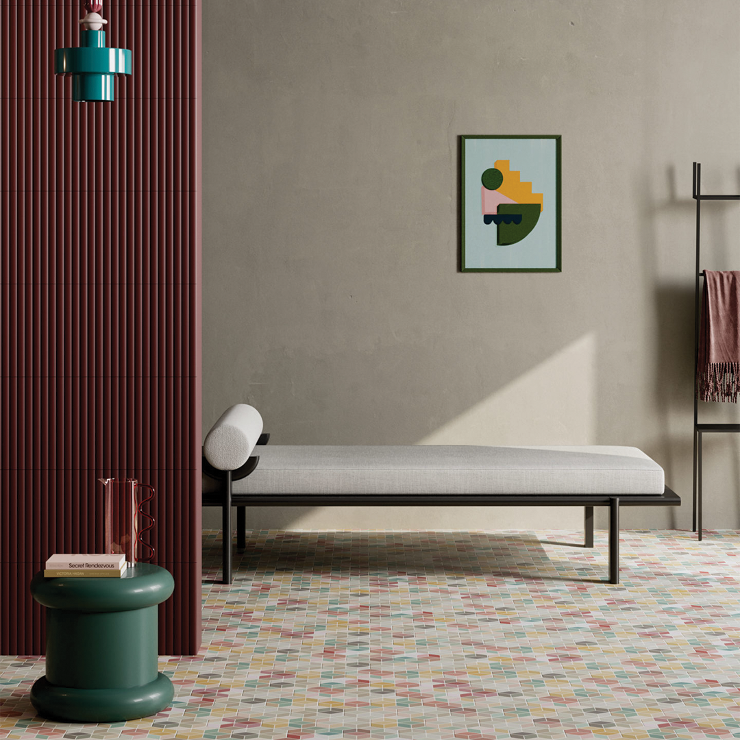 75x300mm Quintessenza Ceramiche - Bassa Marea Porpora Lucido