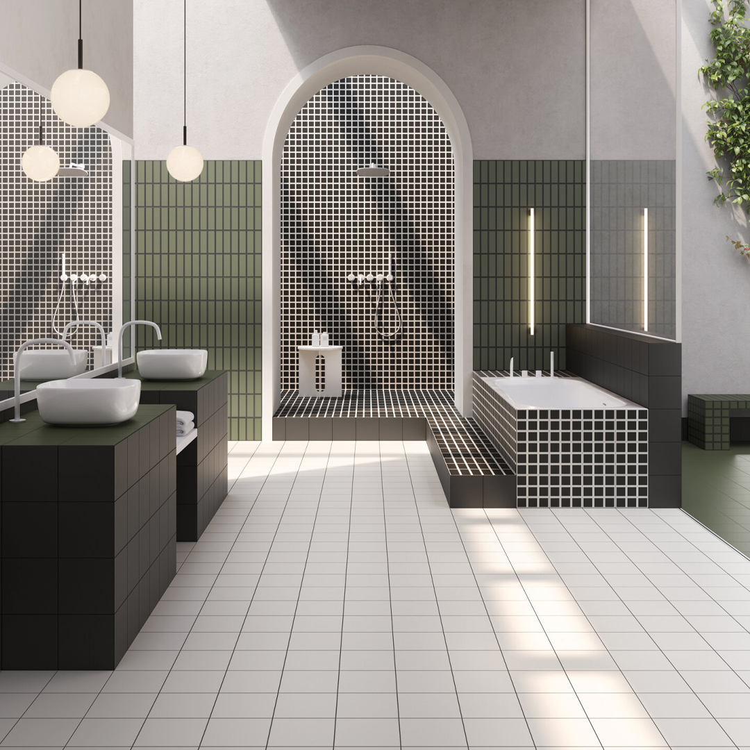 186x186mm Quintessenza Ceramiche - Oltre3 Bianco