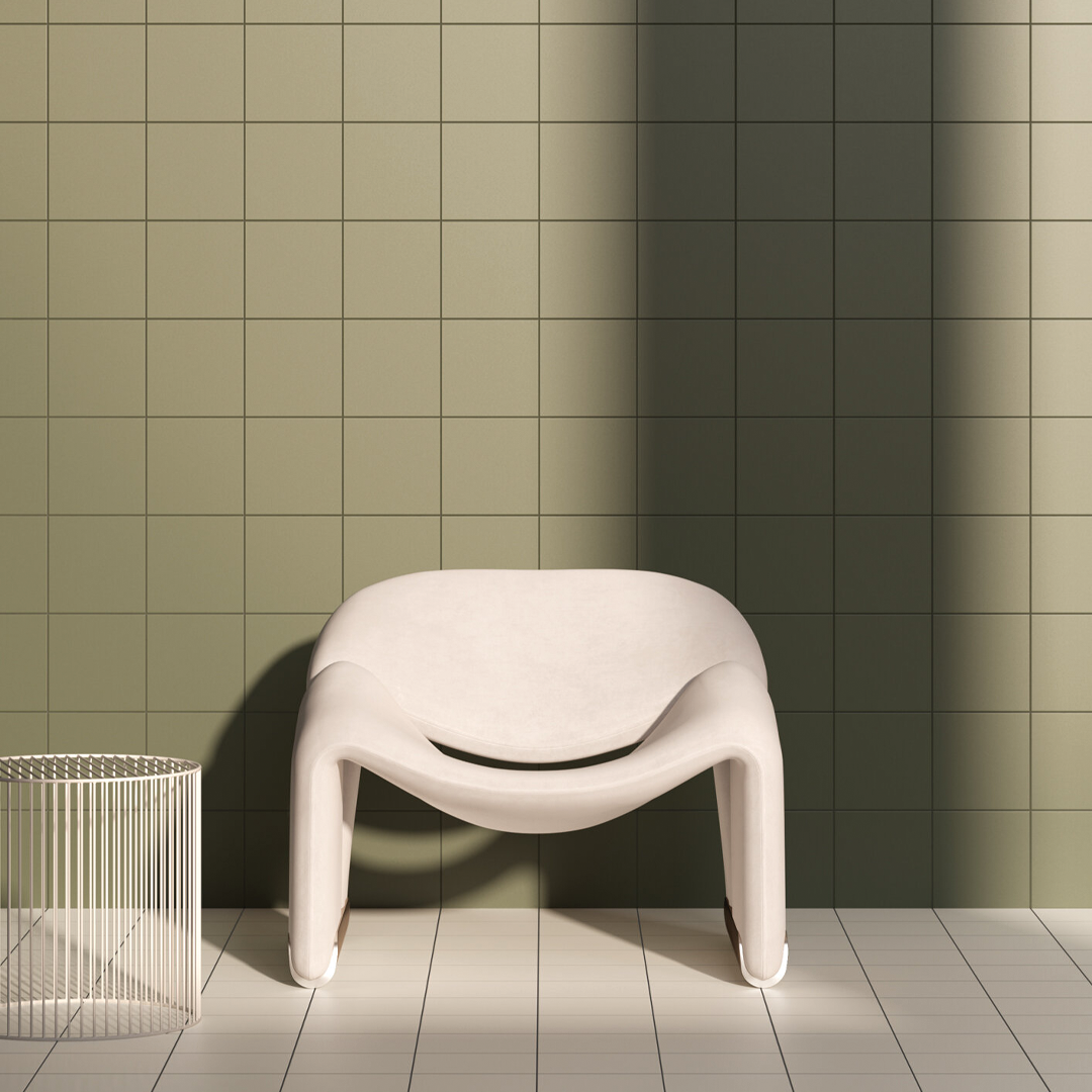 186x186mm Quintessenza Ceramiche - Oltre3 Bianco