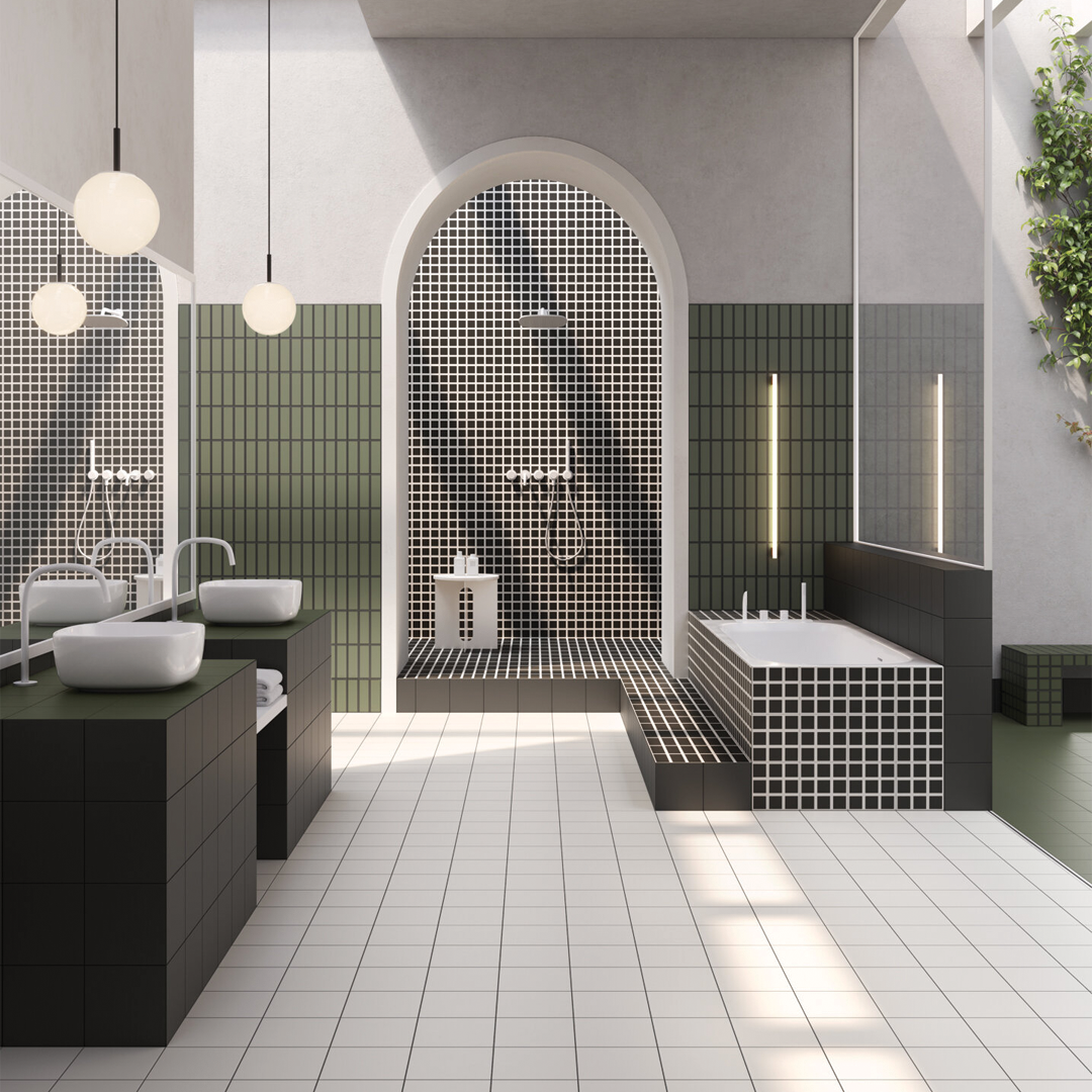 186x186mm Quintessenza Ceramiche - Oltre3 Nero