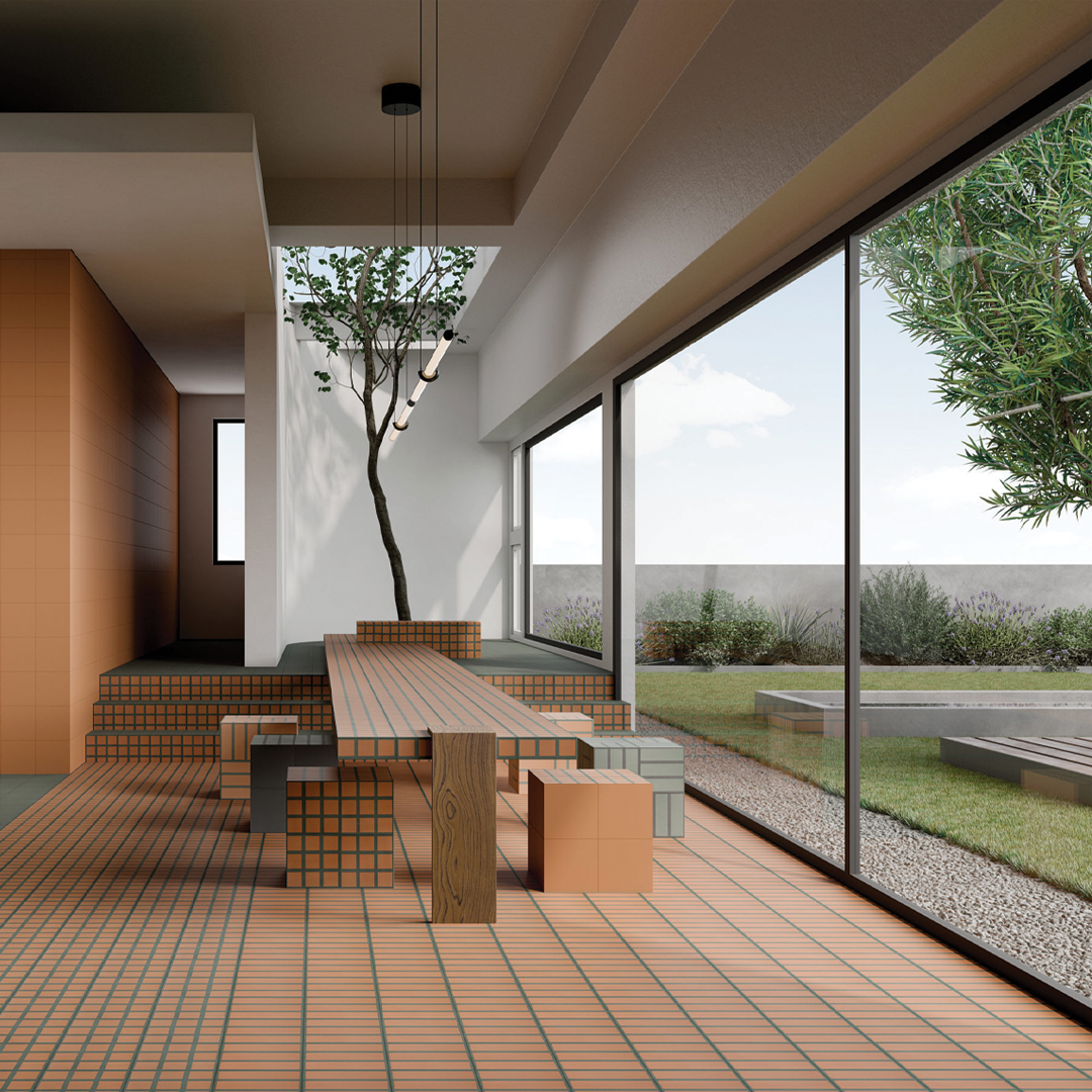 186x186mm Quintessenza Ceramiche - Oltre3 Verde