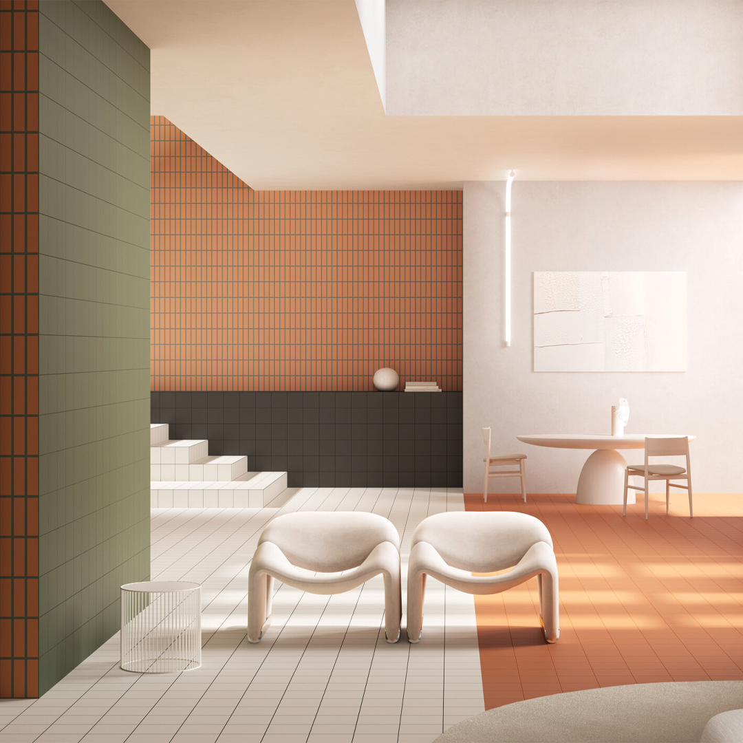 186x186mm Quintessenza Ceramiche - Oltre3 Verde