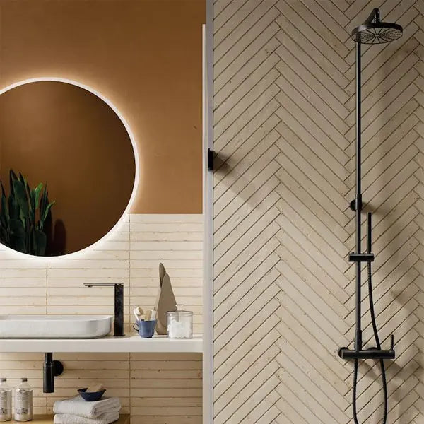 Elite Design Studio - 48x450mm Rondine - Graffiti Ivory Bricks