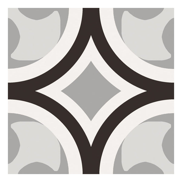 200x200mm Sant'agostino - Patchwork Black & White 1