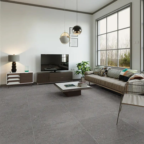 600x600mm Sintesi Ceramica - Frammenti Fumo